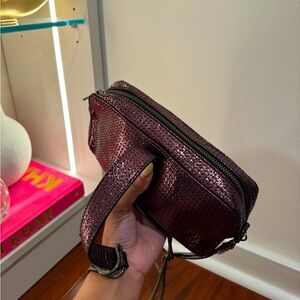 Kooba Sequined Purple Camera Bag